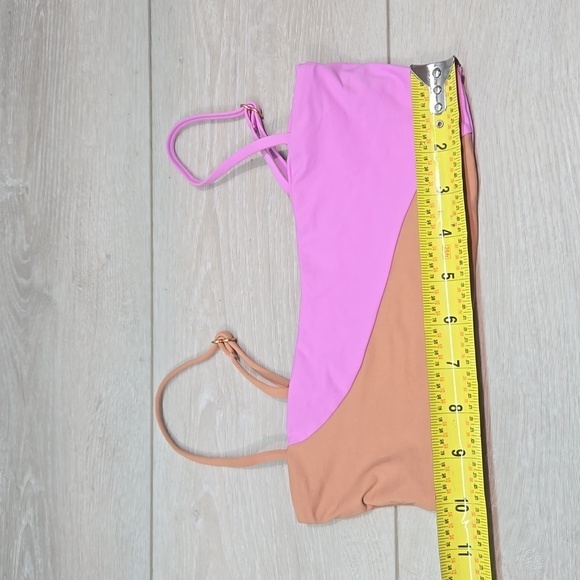NEW L Space Women Colorblock Swim Bra sz XS - Picture 2 of 5